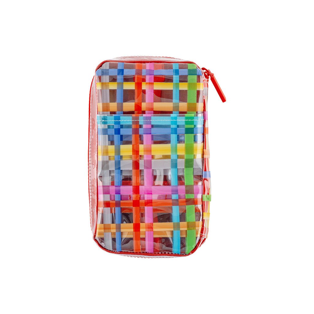Hobonichi Small Drawer Pouch (Clear Plaid) Boston General Store