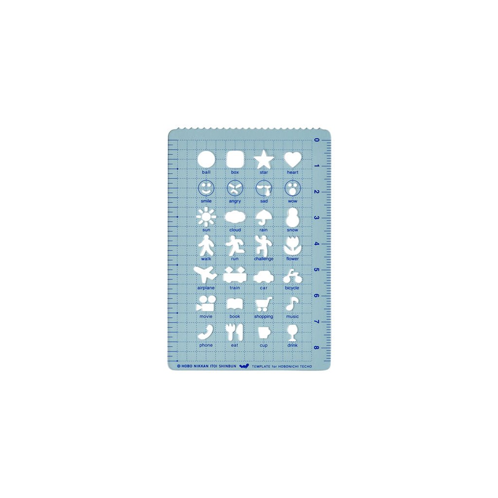 Hobonichi Stencil - Activities Boston General Store