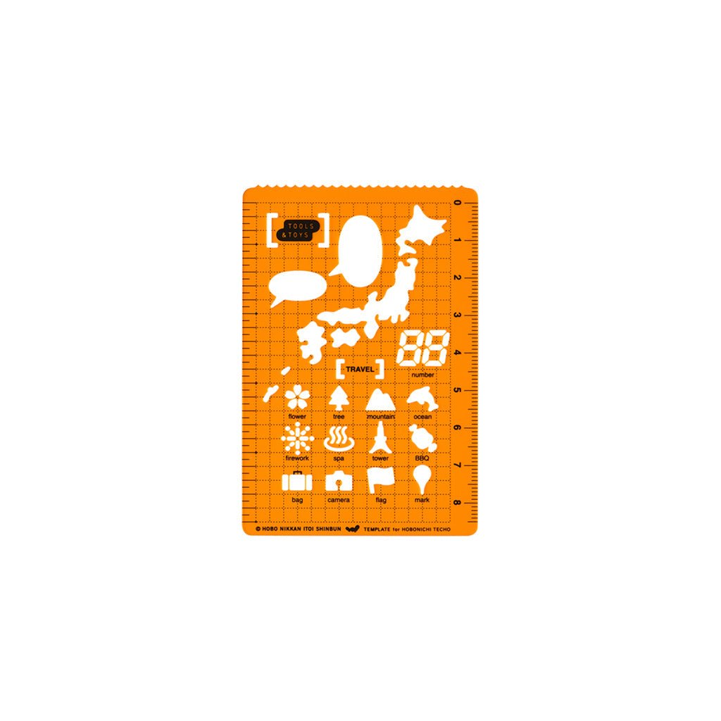 Hobonichi Stencil - Travel Boston General Store