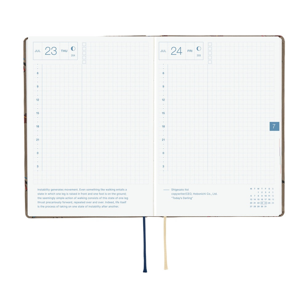 Hobonichi Techo HON A6 2026 - Bow &amp; Tie: Galloping Horses at Boston General Store