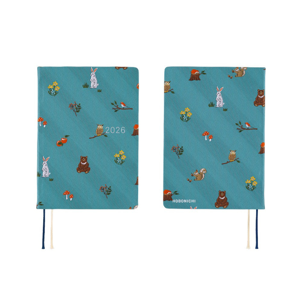 Hobonichi Techo HON A6 2026 - Bow & Tie: In the Forest at Boston General Store
