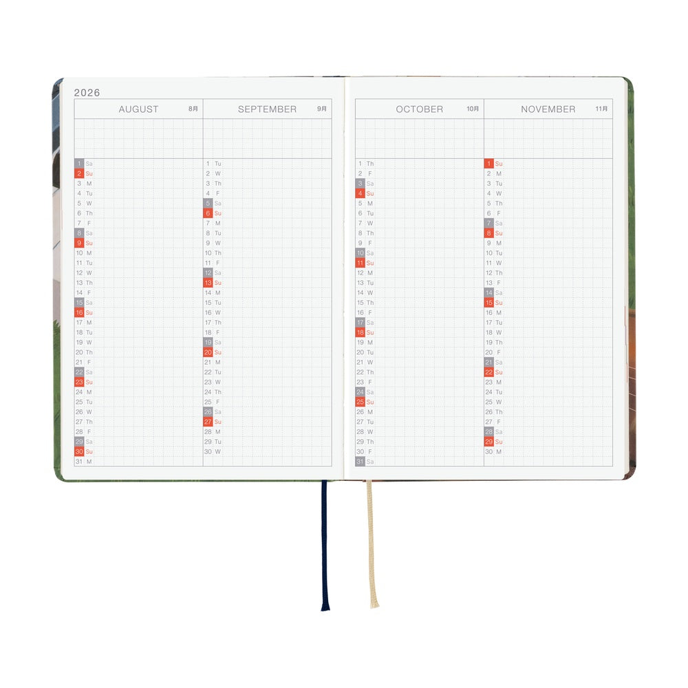 Hobonichi Techo HON A6 2026 - Hiroko Kubota: Waiting on the Chord at Boston General Store