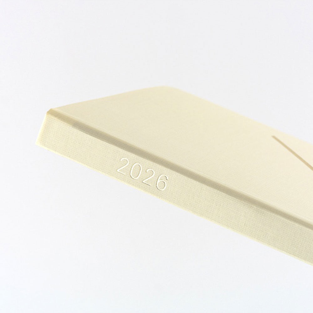 Hobonichi Techo HON A6 2026 - Slash (Ivory) at Boston General Store