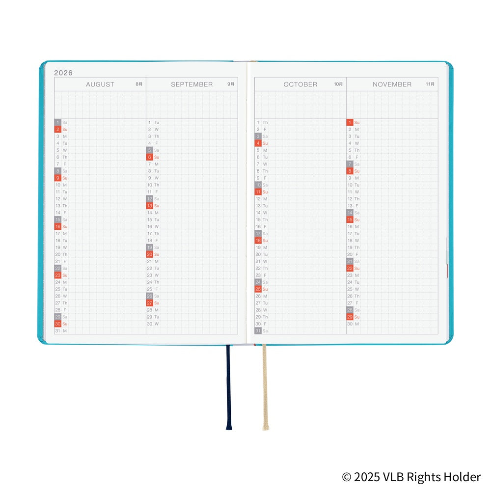 Hobonichi Techo HON A6 2026 - Virginia Lee Burton: The Little House at Boston General Store
