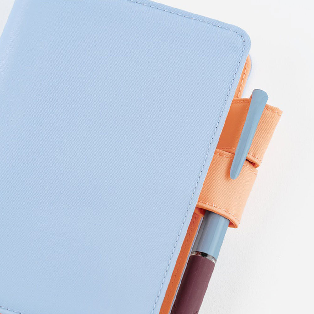 Hobonichi Techo Original A6 2026 - Book with Cover - Colors: Powder Blue Shell at Boston General Store