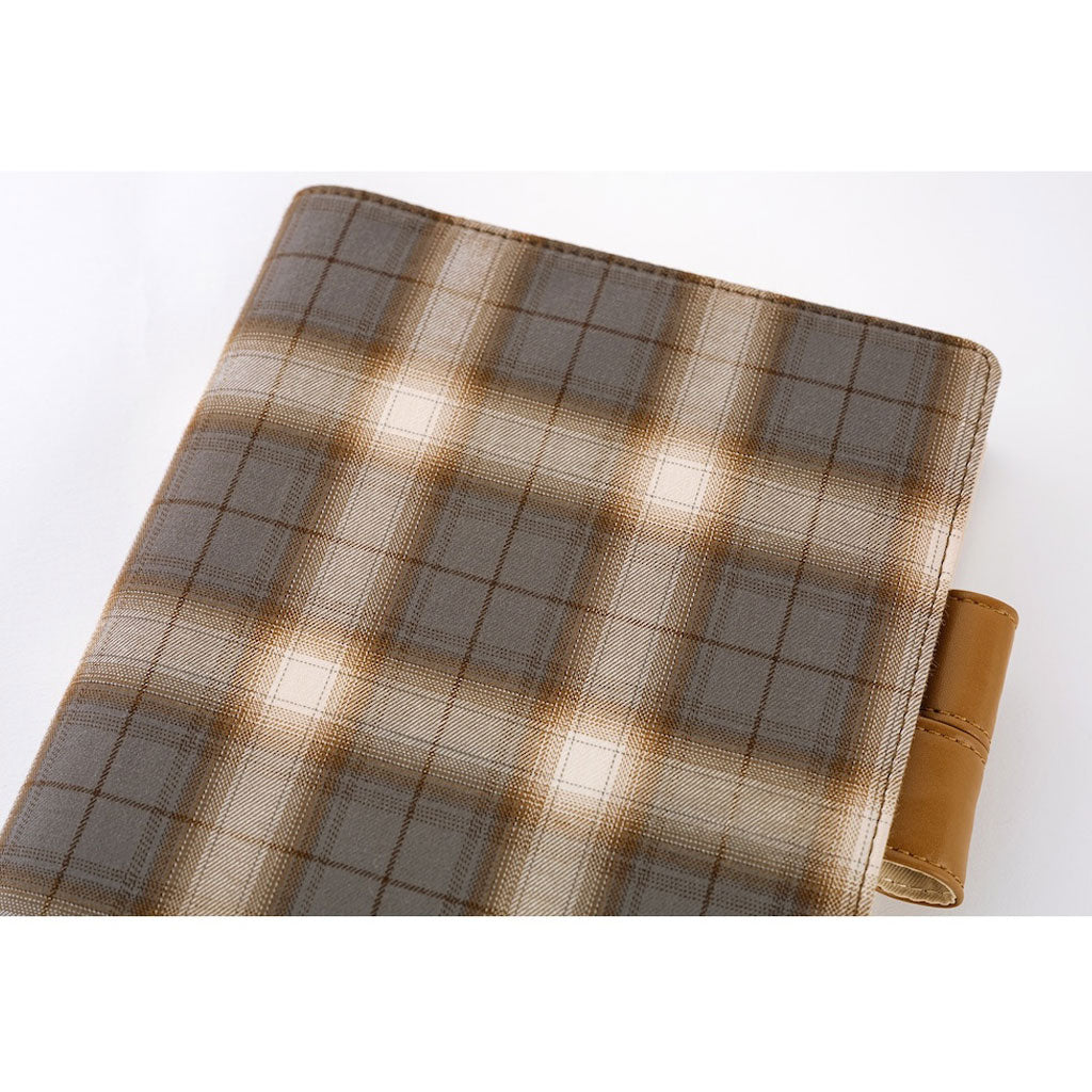 Hobonichi Techo Cousin A5 2026 - Book with Cover - Shirt Fabric: Foggy Plaid