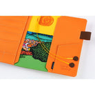 Hobonichi Techo Cousin A5 2026 - Book with Cover - 100%ORANGE: Where’s the Squirrel Going Boston General Store