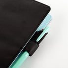 Hobonichi Techo Cousin A5 2026 - Book with Cover - Colors: Black x Clear Blue Boston General Store