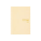 A light beige A5 Hobonichi Techo 2027 Cousin planner book on white background