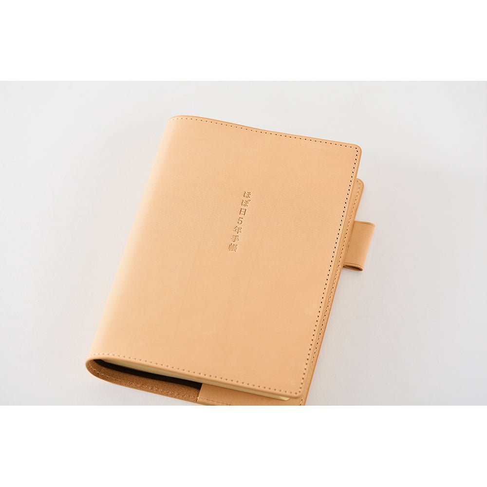Hobonichi Techo Cover 5 - Year A6 - Leather, Natural (Cover Only, No Book) Boston General Store