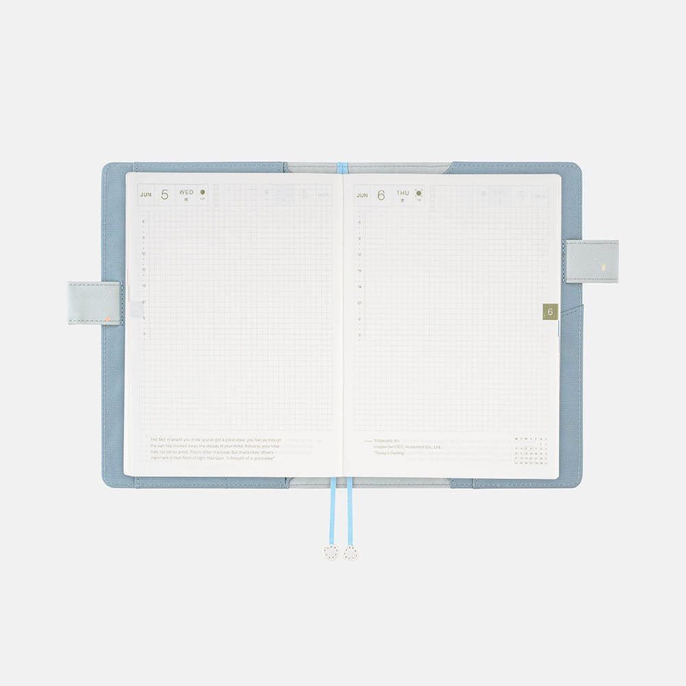 Hobonichi Techo Cover Cousin A5 - Hiroko Kubota Twinkle - shells Boston General Store