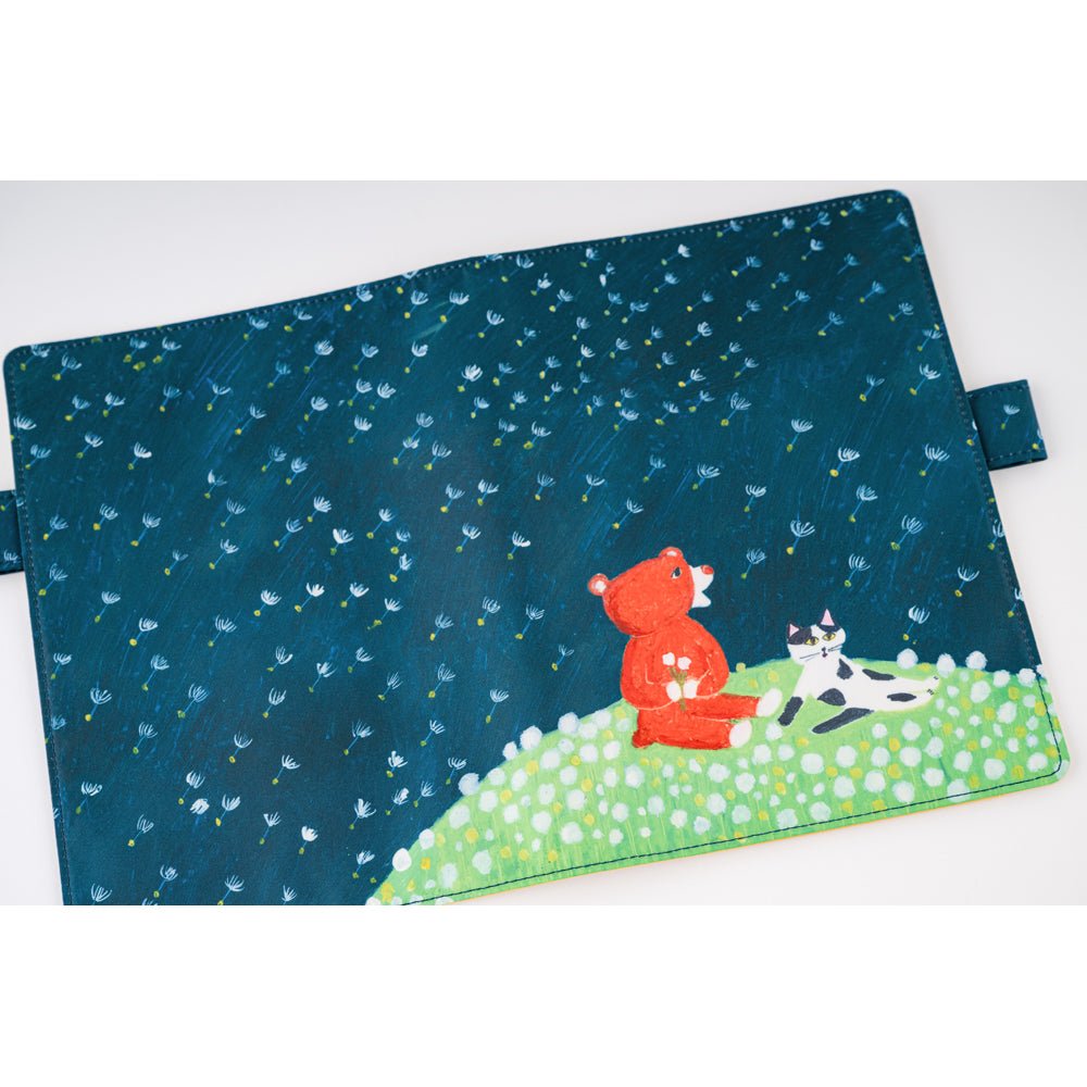 Hobonichi Techo Cover Cousin A5 - Keiko Shibata: Gentle breeze in a dandelion field Boston General Store