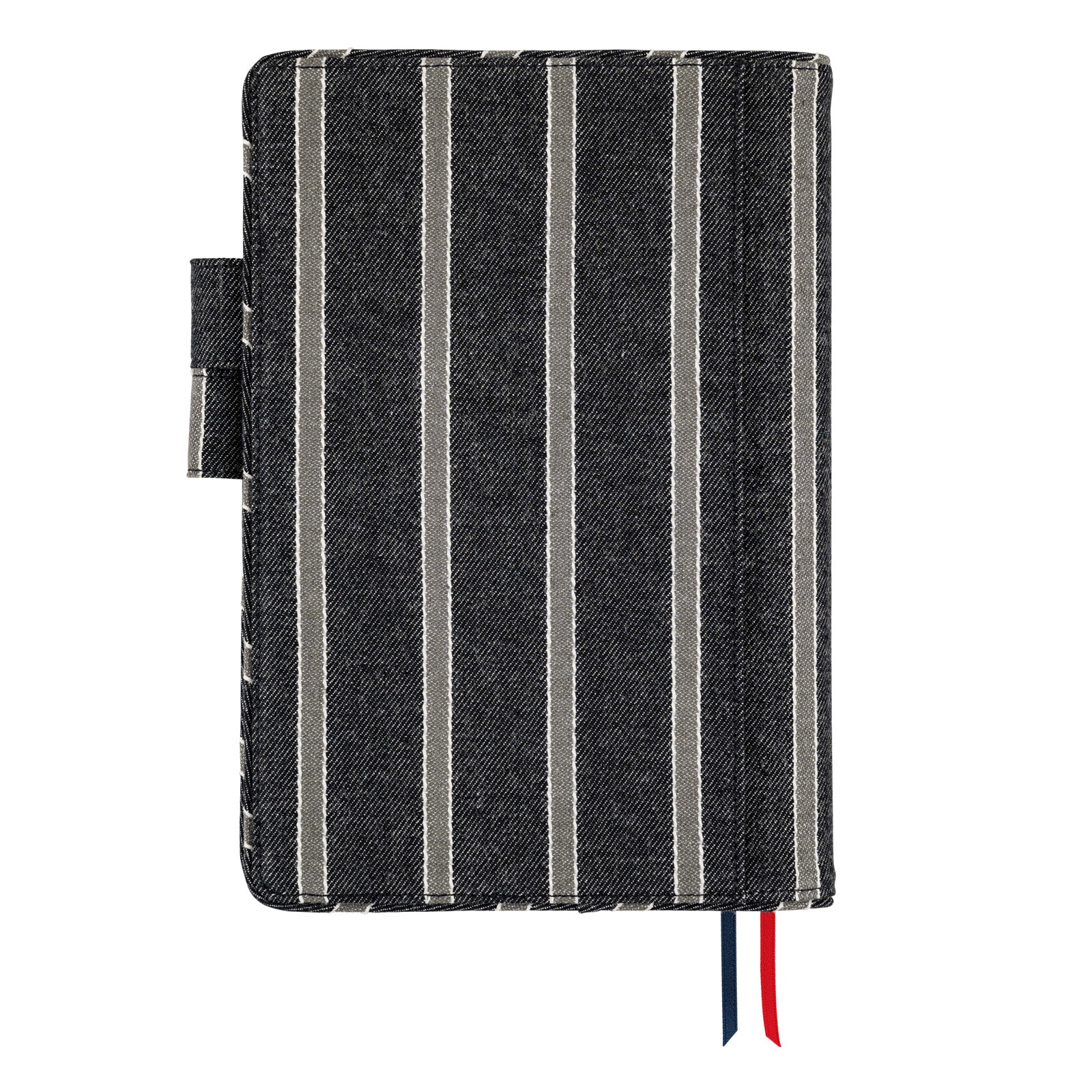 Hobonichi Techo Cover Cousin A5 - Lined Fabric: Twill (Navy x Gray) (Cover Only, No Book) Boston General Store