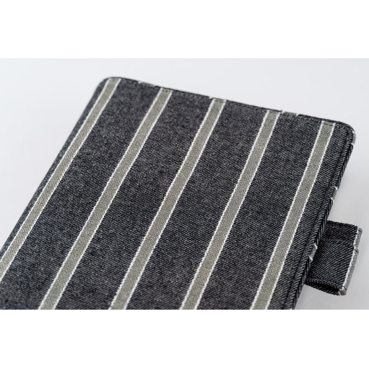 Hobonichi Techo Cover Cousin A5 - Lined Fabric: Twill (Navy x Gray) (Cover Only, No Book) Boston General Store