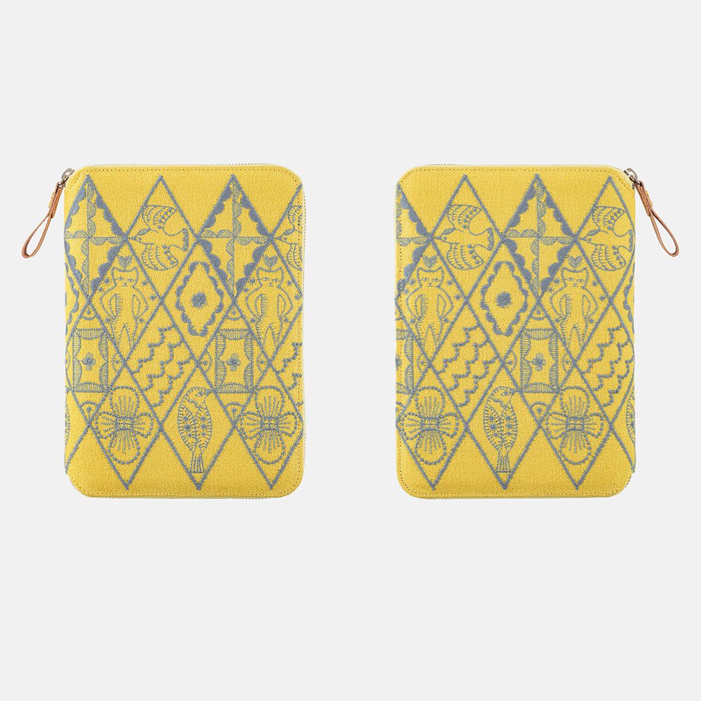 Hobonichi Techo Cover Cousin A5 - Mina Perhonen: Symphony (Yellow) (Cover Only, No Book) Boston General Store