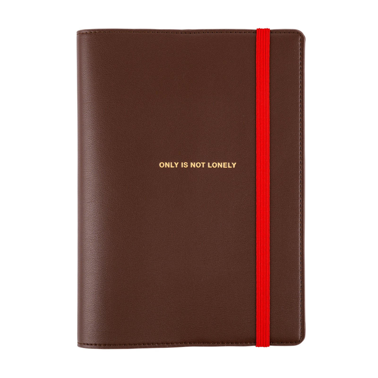 Hobonichi Techo Cover Cousin A5 - Only is Not Lonely (Chocolate) Boston General Store