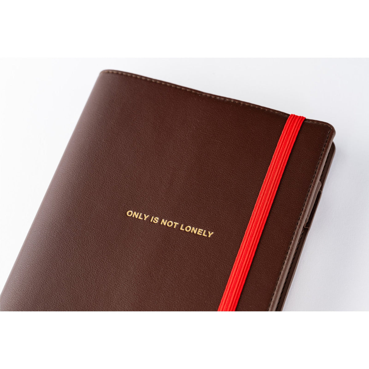 Hobonichi Techo Cover Cousin A5 - Only is Not Lonely (Chocolate) Boston General Store