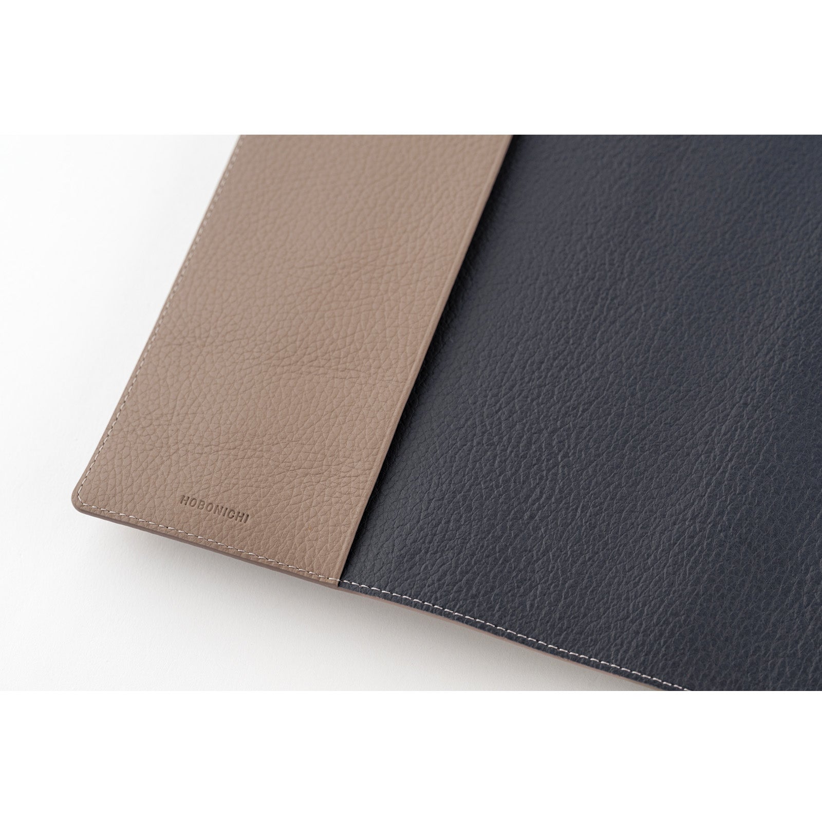 Hobonichi Techo Cover Large 5 - Year A5 - Beige & Navy (Cover Only, No Book) Boston General Store