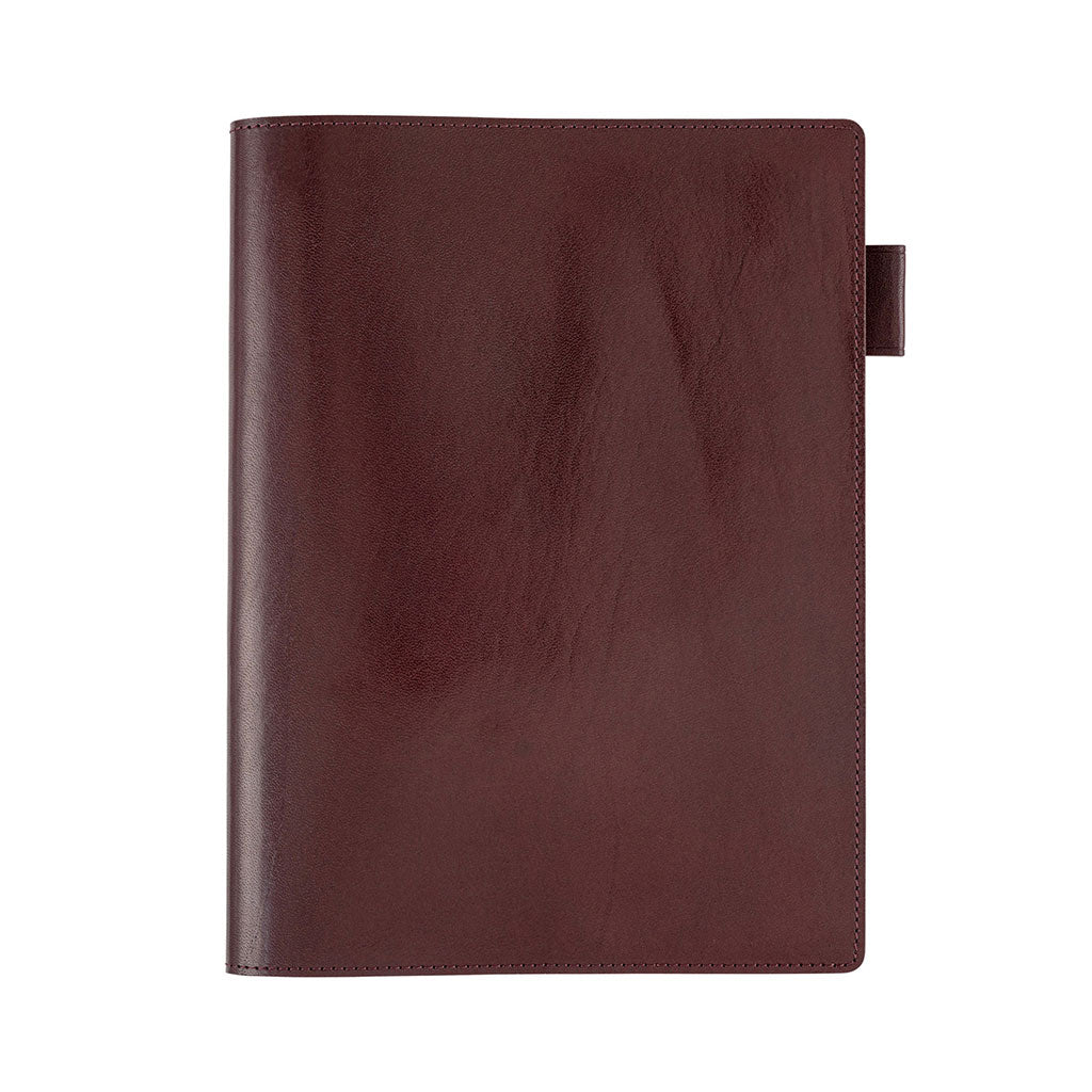 Hobonichi Techo Cover Large 5 - Year A5 - Dark Cherry (Cover Only. No Book) Boston General Store