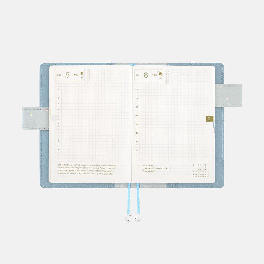 Hobonichi Techo Cover Original A6 - Hiroko Kubota Twinkle - shells (Cover Only, No Book) Boston General Store