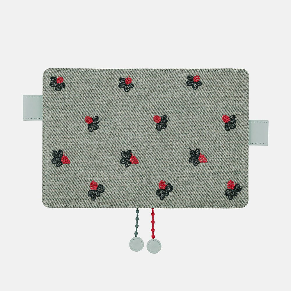 Hobonichi Techo Cover Original A6 - Mina Perhonen Light Berry Green Boston General Store