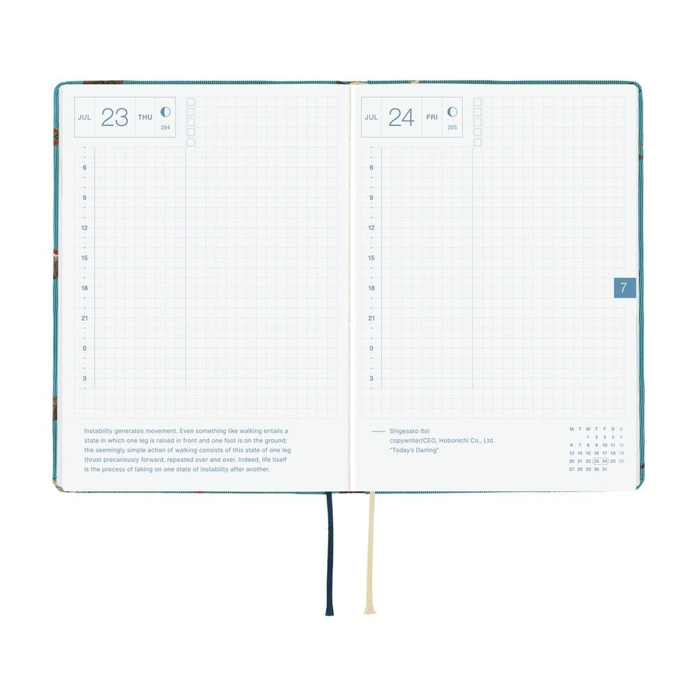 Hobonichi Techo HON A6 2026 - Bow &amp; Tie: In the Forest Boston General Store