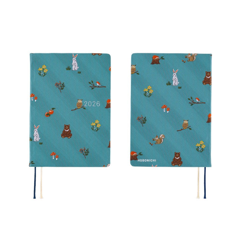 Hobonichi Techo HON A6 2026 - Bow & Tie: In the Forest Boston General Store