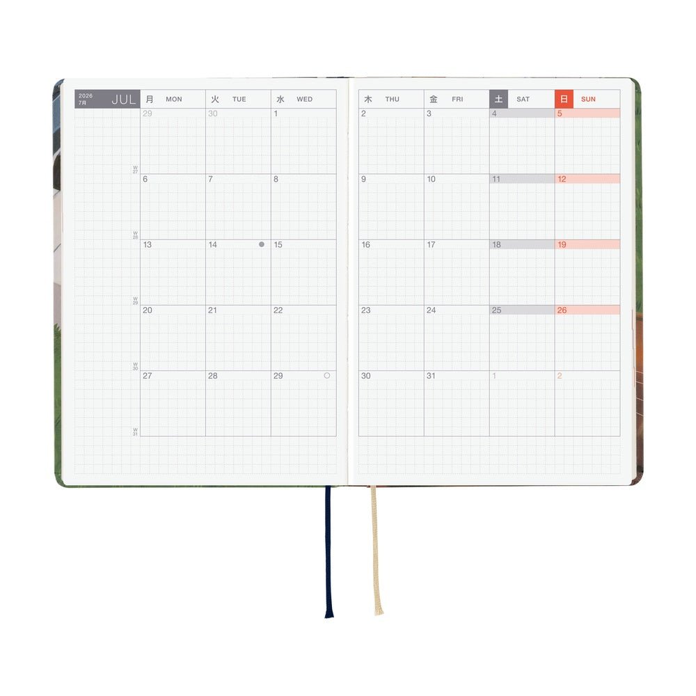 Hobonichi Techo HON A6 2026 - Hiroko Kubota: Waiting on the Chord Boston General Store