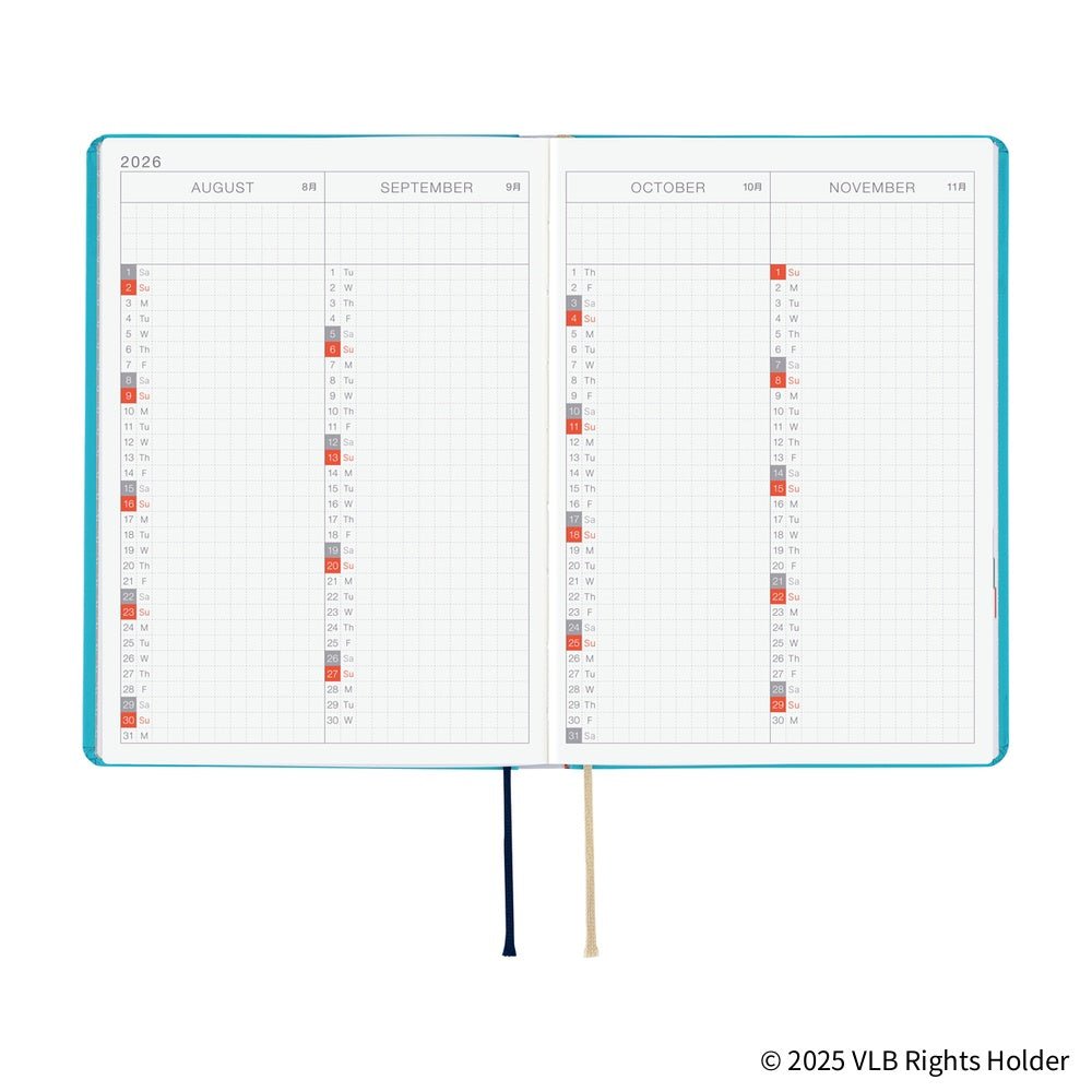 Hobonichi Techo HON A6 2026 - Virginia Lee Burton: The Little House Boston General Store