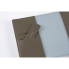 Hobonichi Techo Original A6 2026 - Book with Cover - Leather: Taut (Gray & Light Blue) Boston General Store