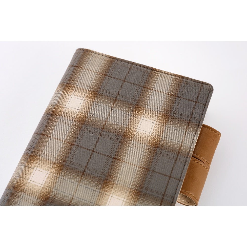 Hobonichi Techo Original A6 2026 - Book with Cover - Shirt Fabric: Foggy Plaid Boston General Store