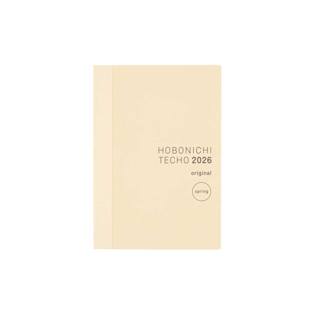 Hobonichi Techo 2026 Original A6 Spring Start planner on white background