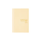 A light beige 2027 Hobonichi Techo Original A6 planner with yellow text on a clean white background.