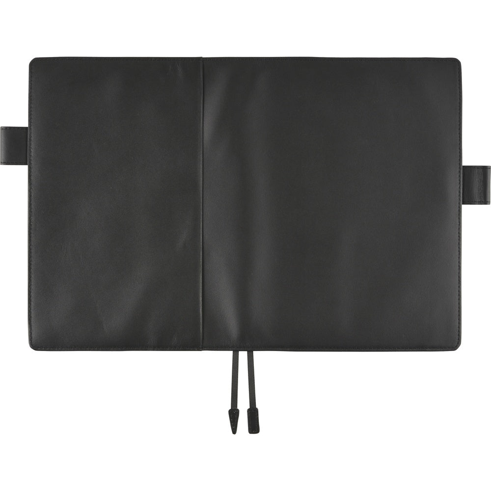 Hobonichi Techo Original A6 2026 - Book with Cover - Leather: TS Basic - Black at Boston General Store