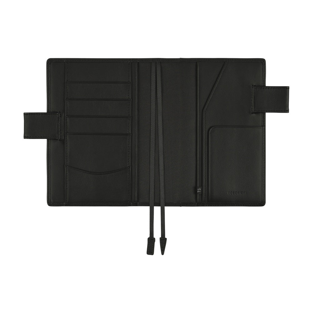 Hobonichi Techo Original A6 2026 - Book with Cover - Leather: TS Basic - Black at Boston General Store