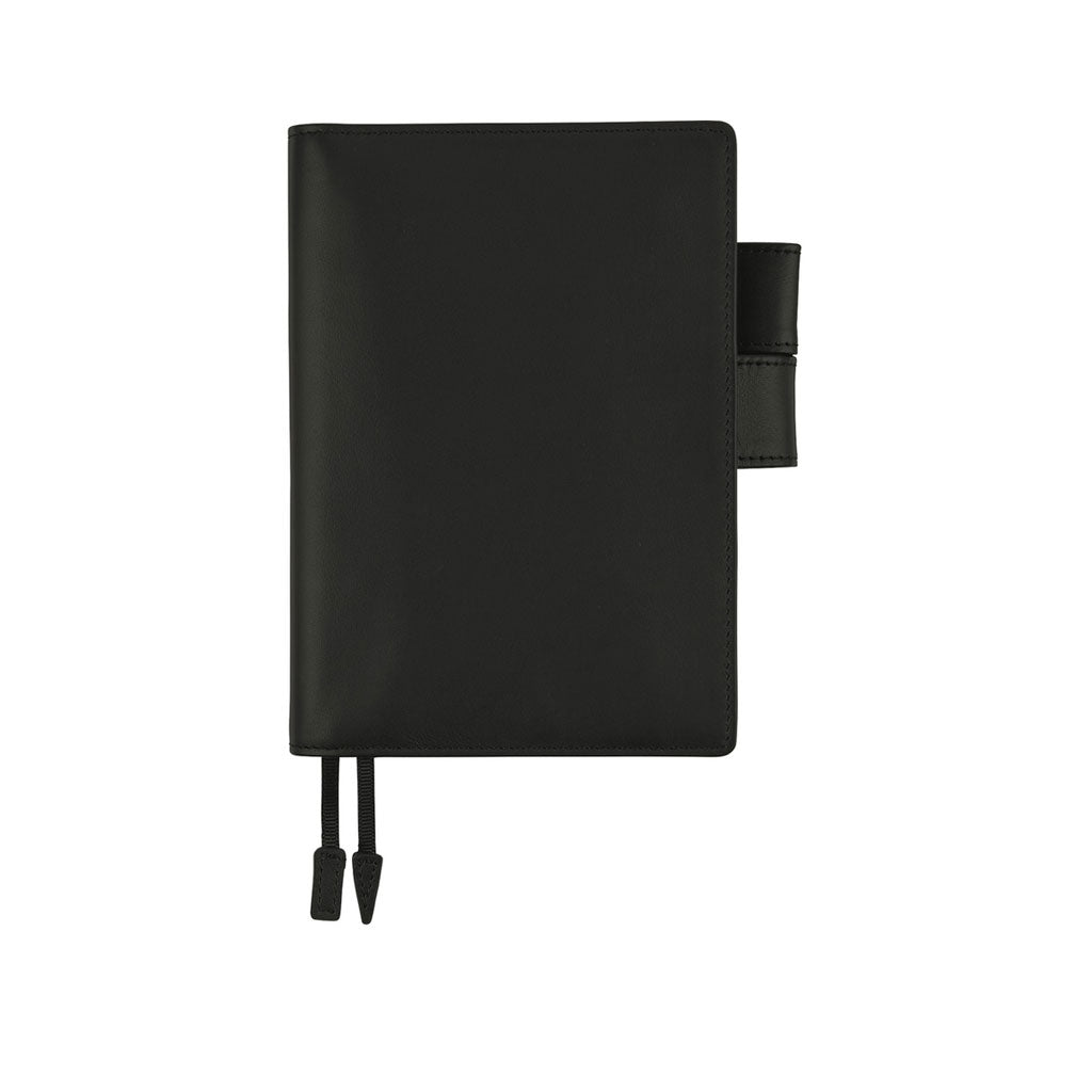 Hobonichi Techo Original A6 2026 - Book with Cover - Leather: TS Basic - Black at Boston General Store