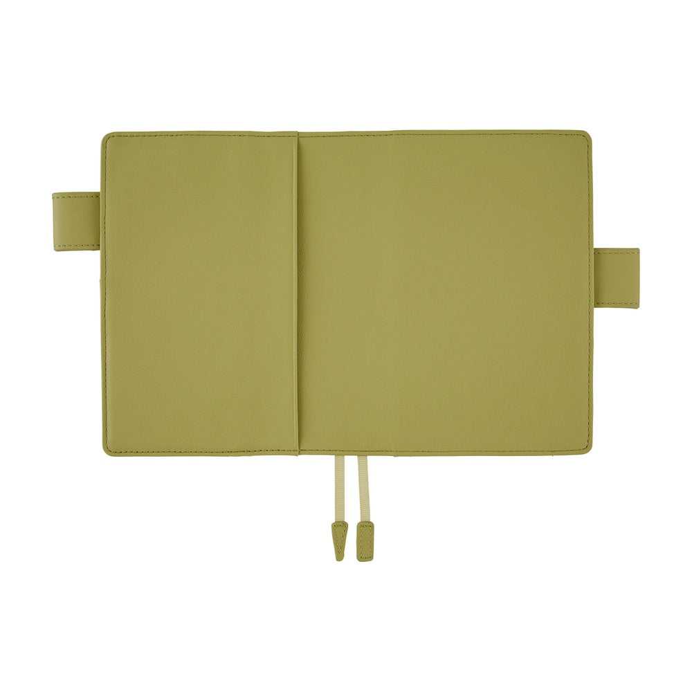 Hobonichi Techo Original A6 2026 - Book with Cover - Leather: Sage Green at Boston General Store