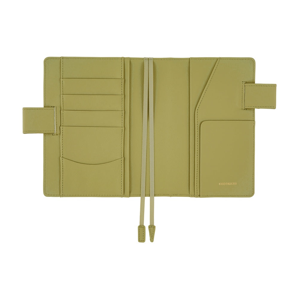 Hobonichi Techo Original A6 2026 - Book with Cover - Leather: Sage Green at Boston General Store