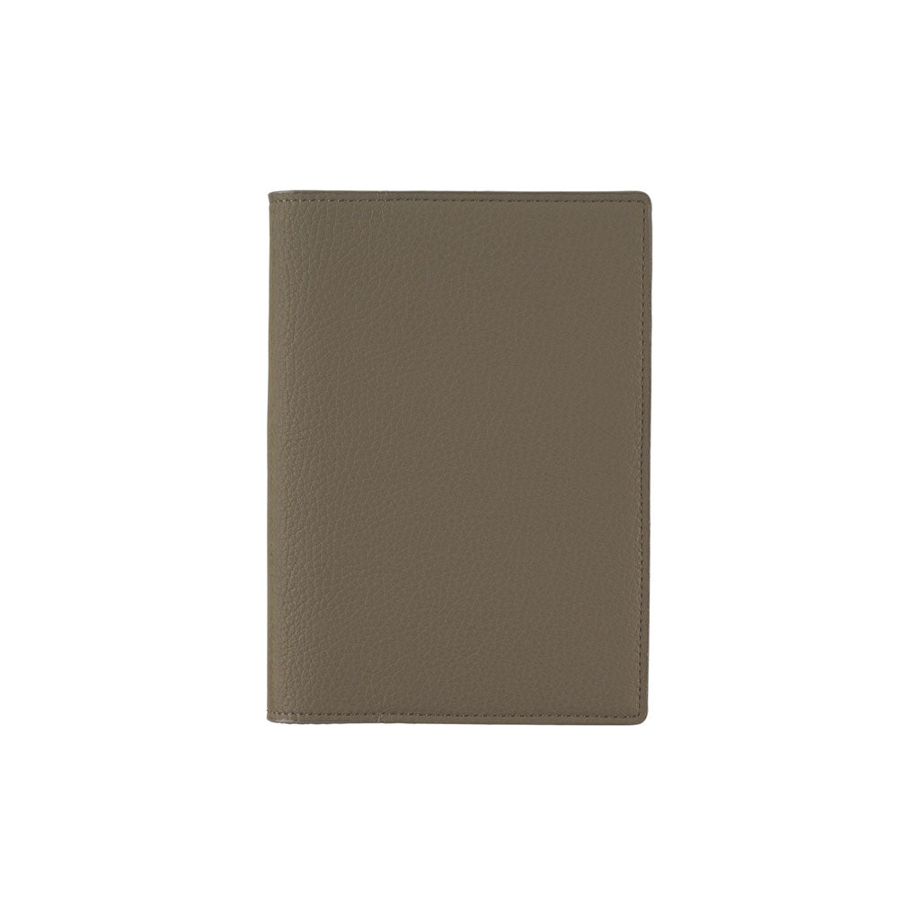 Hobonichi Techo Original A6 2026 - Book with Cover - Leather: Taut (Gray & Light Blue) at Boston General Store