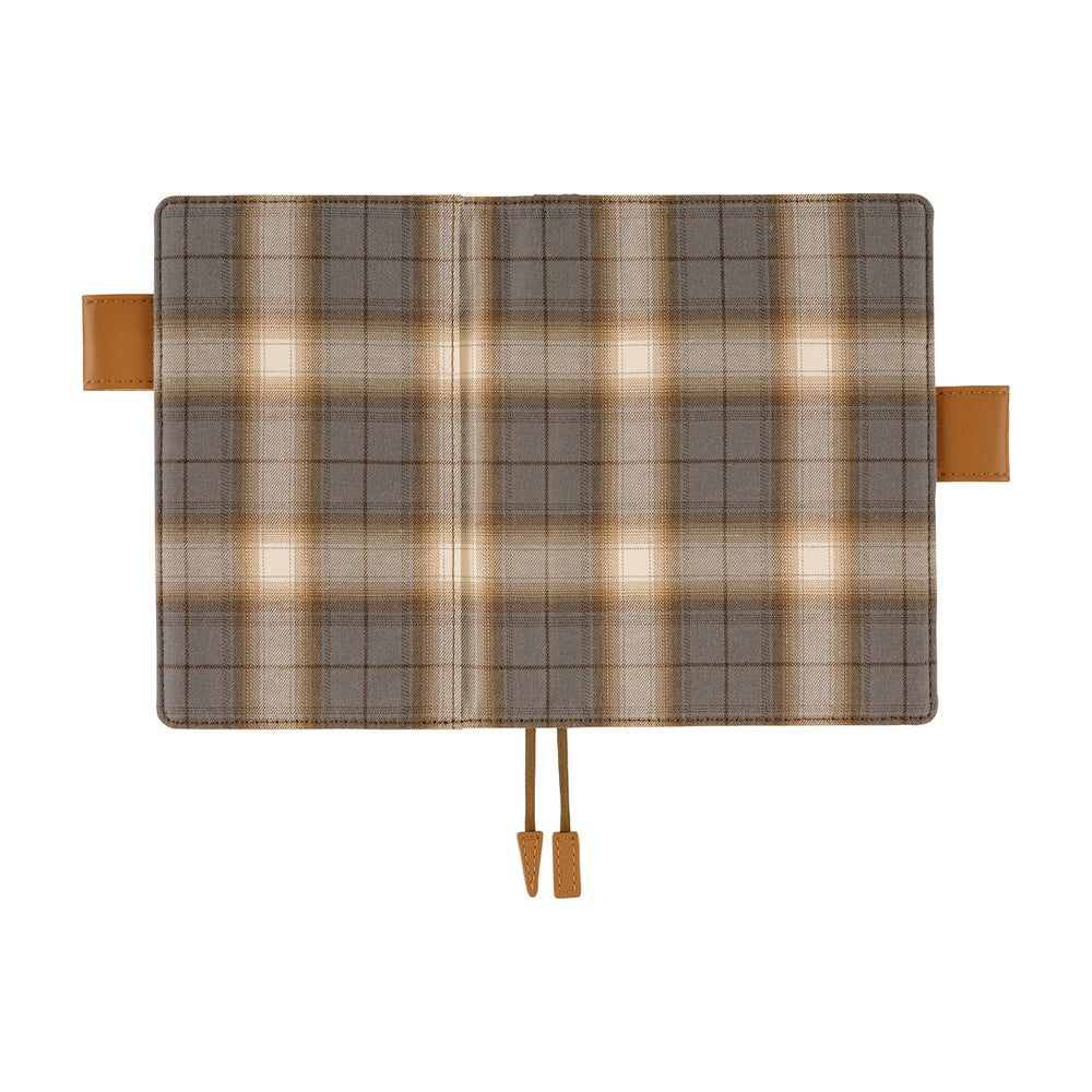 Hobonichi Techo Original A6 2026 - Book with Cover - Shirt Fabric: Foggy Plaid at Boston General Store