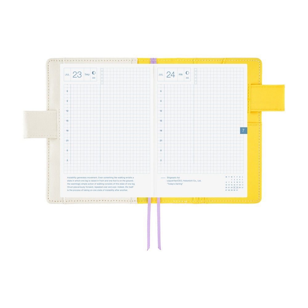 Hobonichi Techo Original A6 2026 - Book with Cover - Yuichi Inoue: Hana (Flower) at Boston General Store
