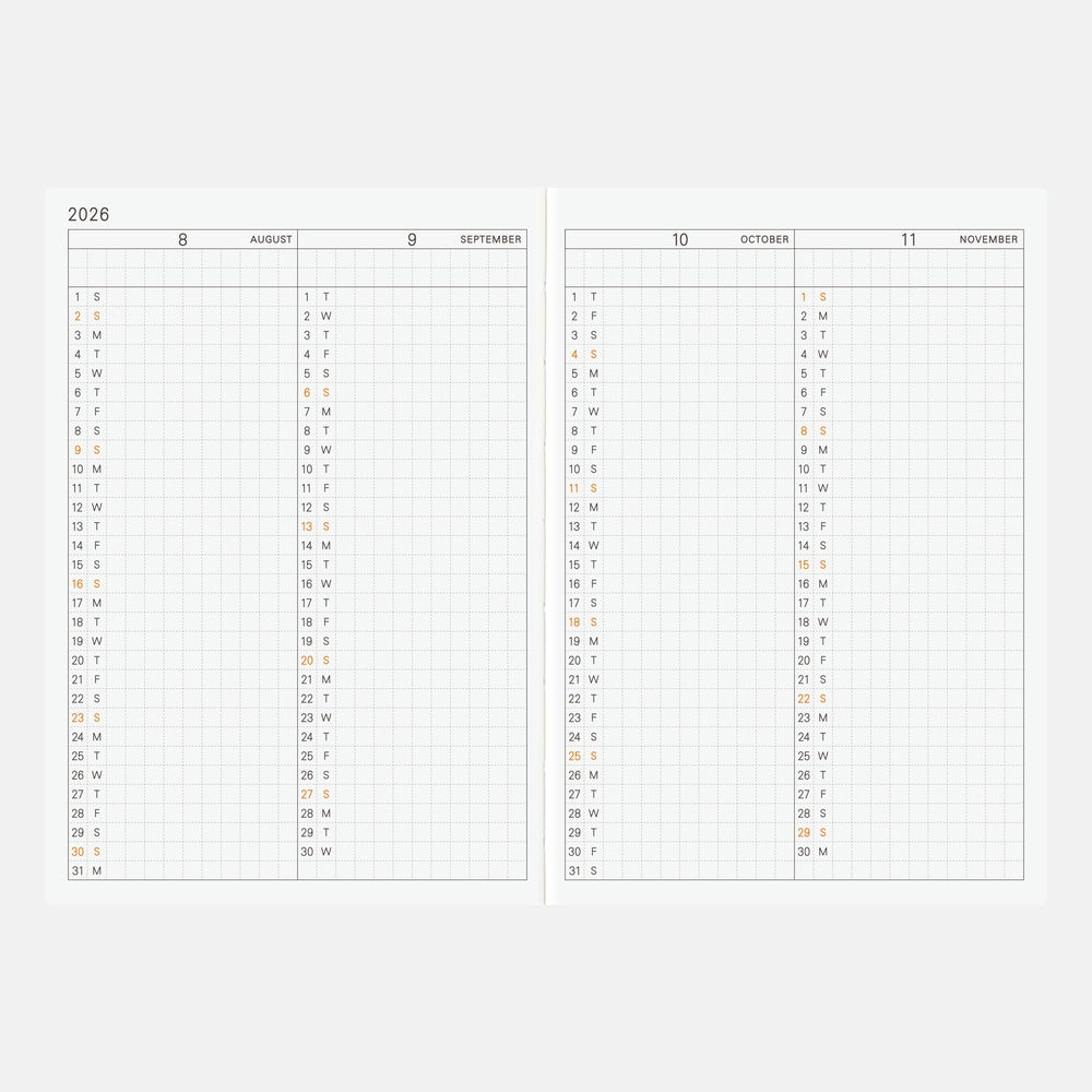 Hobonichi Techo Planner A6 - 2026 at Boston General Store