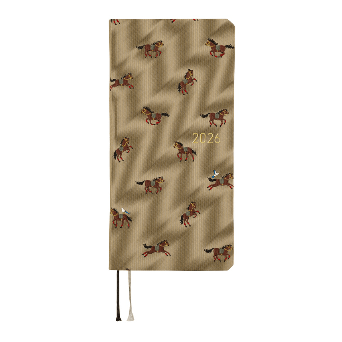Hobonichi Techo Weeks 2026 - Bow &amp; Tie: Galloping Horses Boston General Store