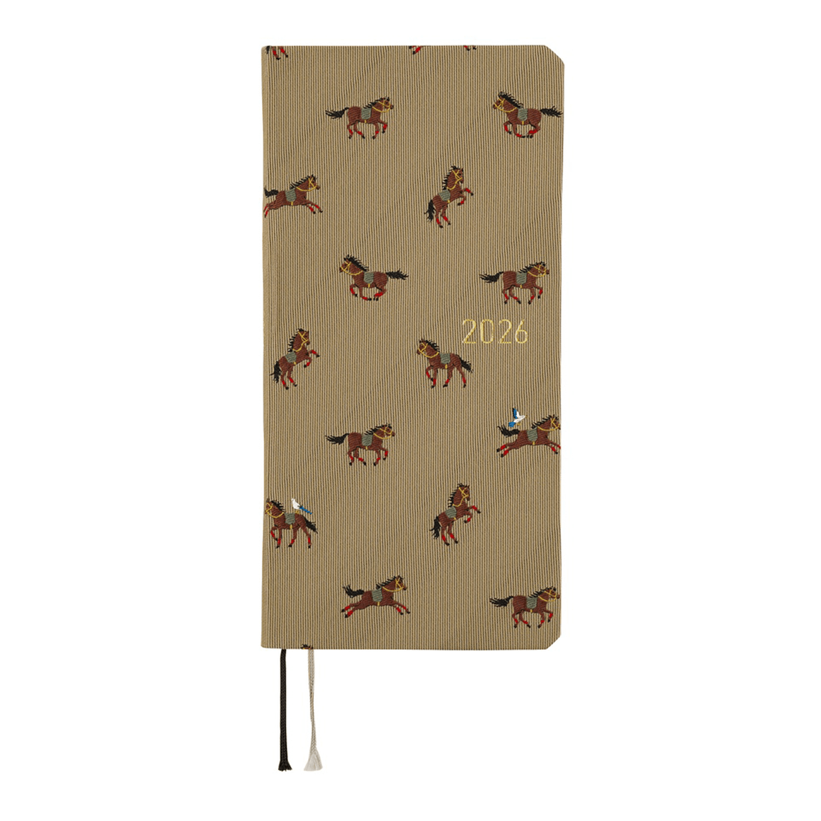 Hobonichi Techo Weeks 2026 - Bow & Tie: Galloping Horses Boston General Store