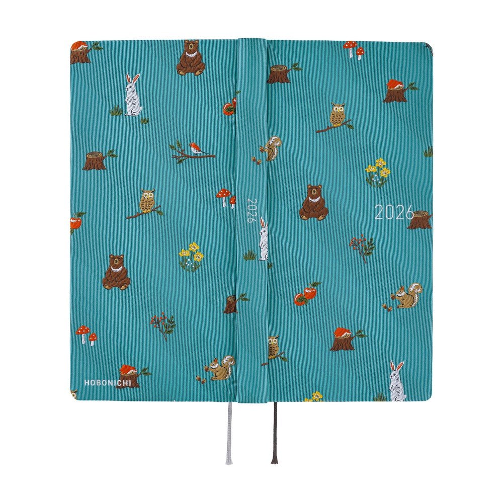 Hobonichi Techo Weeks 2026 - Bow &amp; Tie: In the Forest Boston General Store