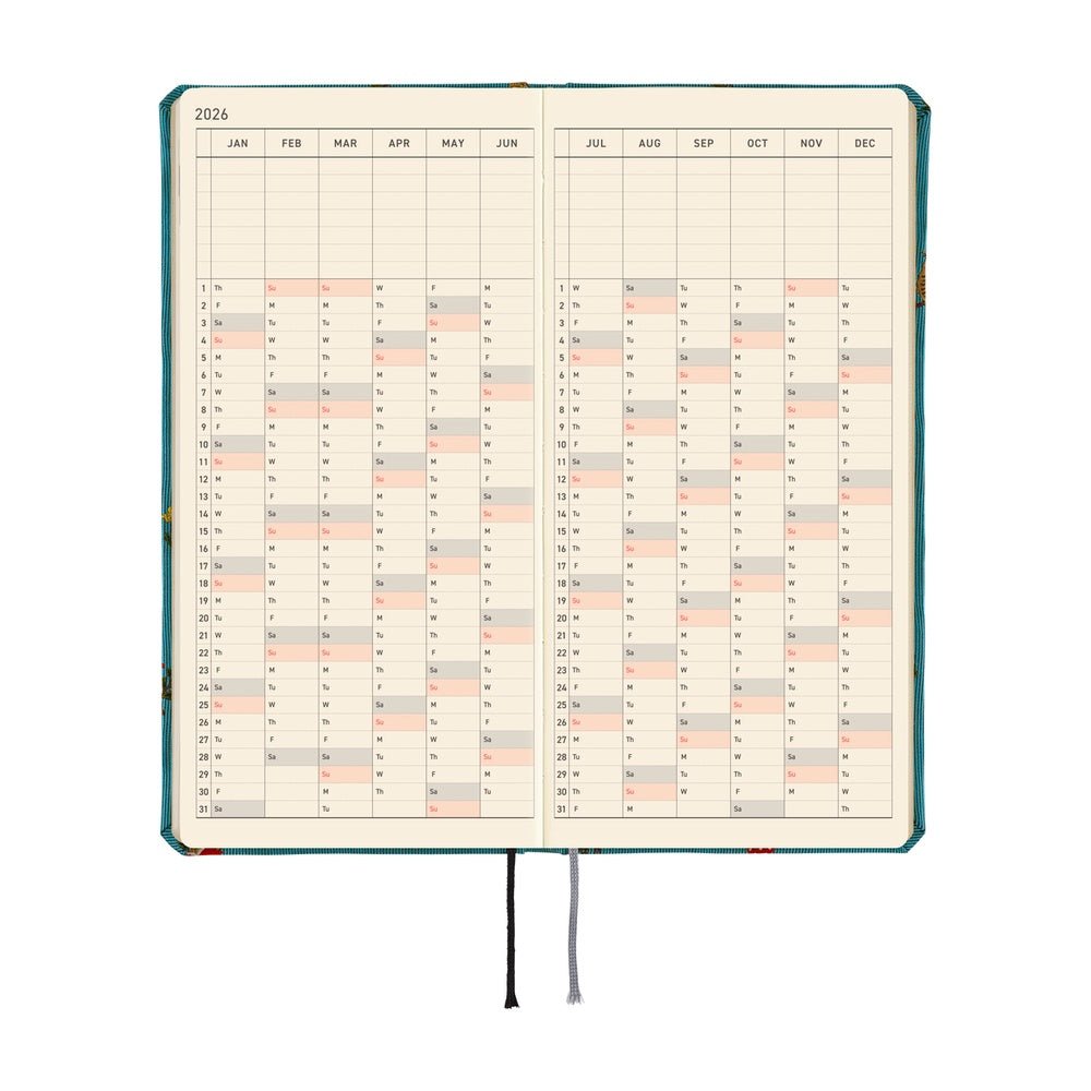 Hobonichi Techo Weeks 2026 - Bow &amp; Tie: In the Forest Boston General Store