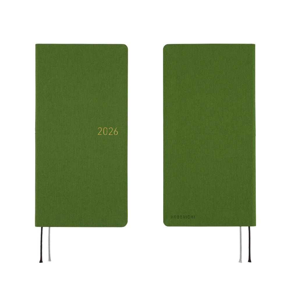 Hobonichi Techo Weeks 2026 - Colors: Antique Green Boston General Store