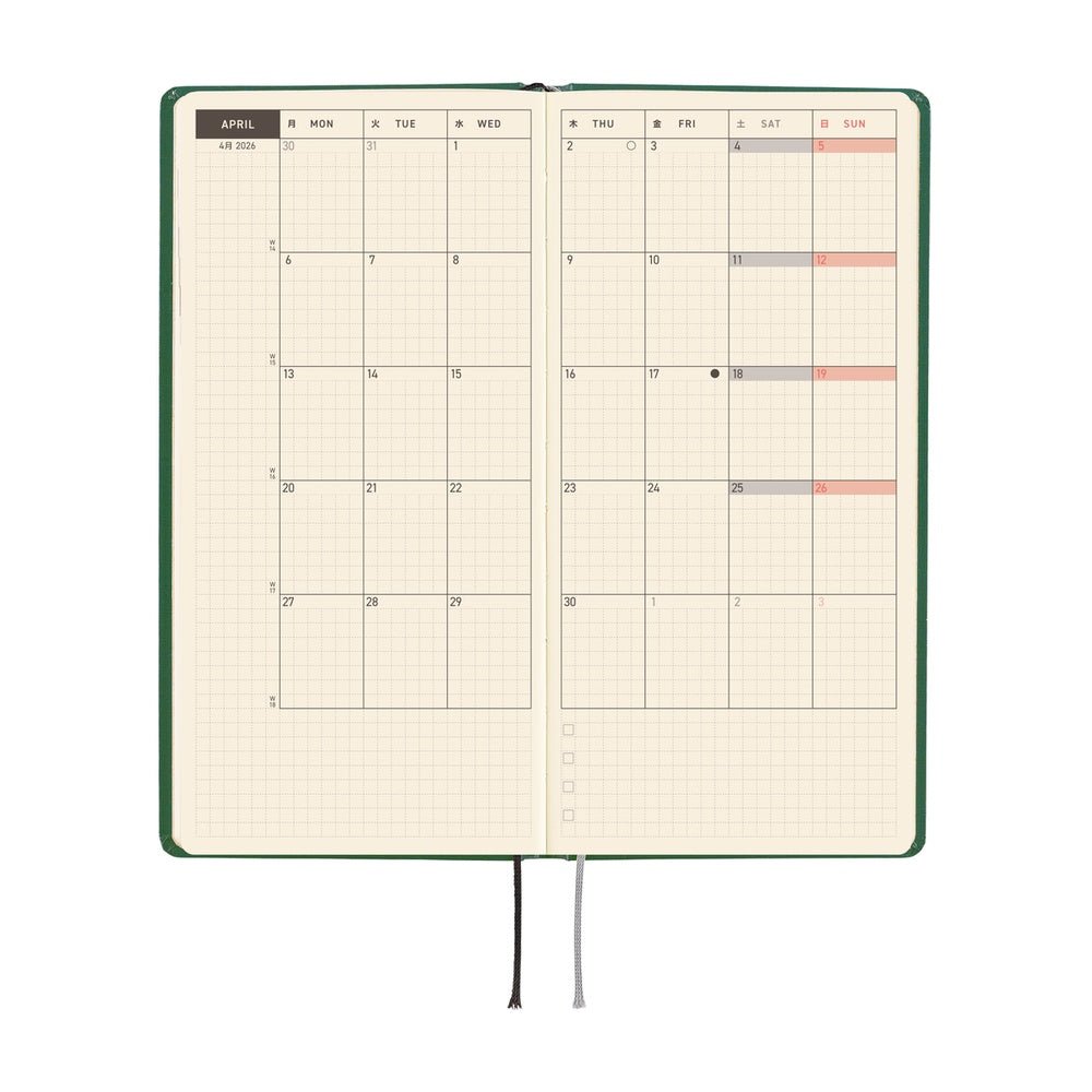 Hobonichi Techo Weeks 2026 - iyo okumi: A Story About Me Boston General Store