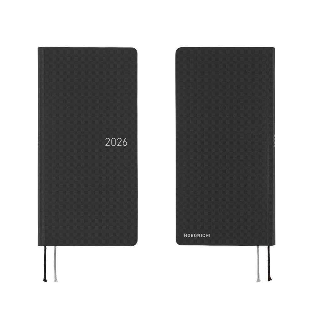 Hobonichi Techo Weeks 2026 - Paper Series: Black Gingham Boston General Store