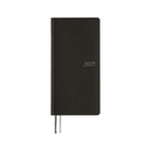 A slim 2027 planner with a patterned black cover, featuring a silver-embossed '2027'.